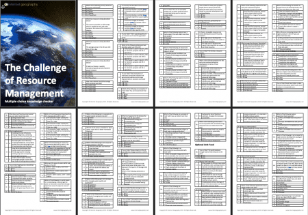 The challenge of managing resources multiple choice